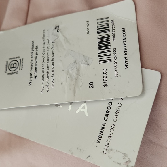 Athleta Vienna Cargo Pant in Orchid Pink MSRP $109 W-390 - Picture 13 of 13